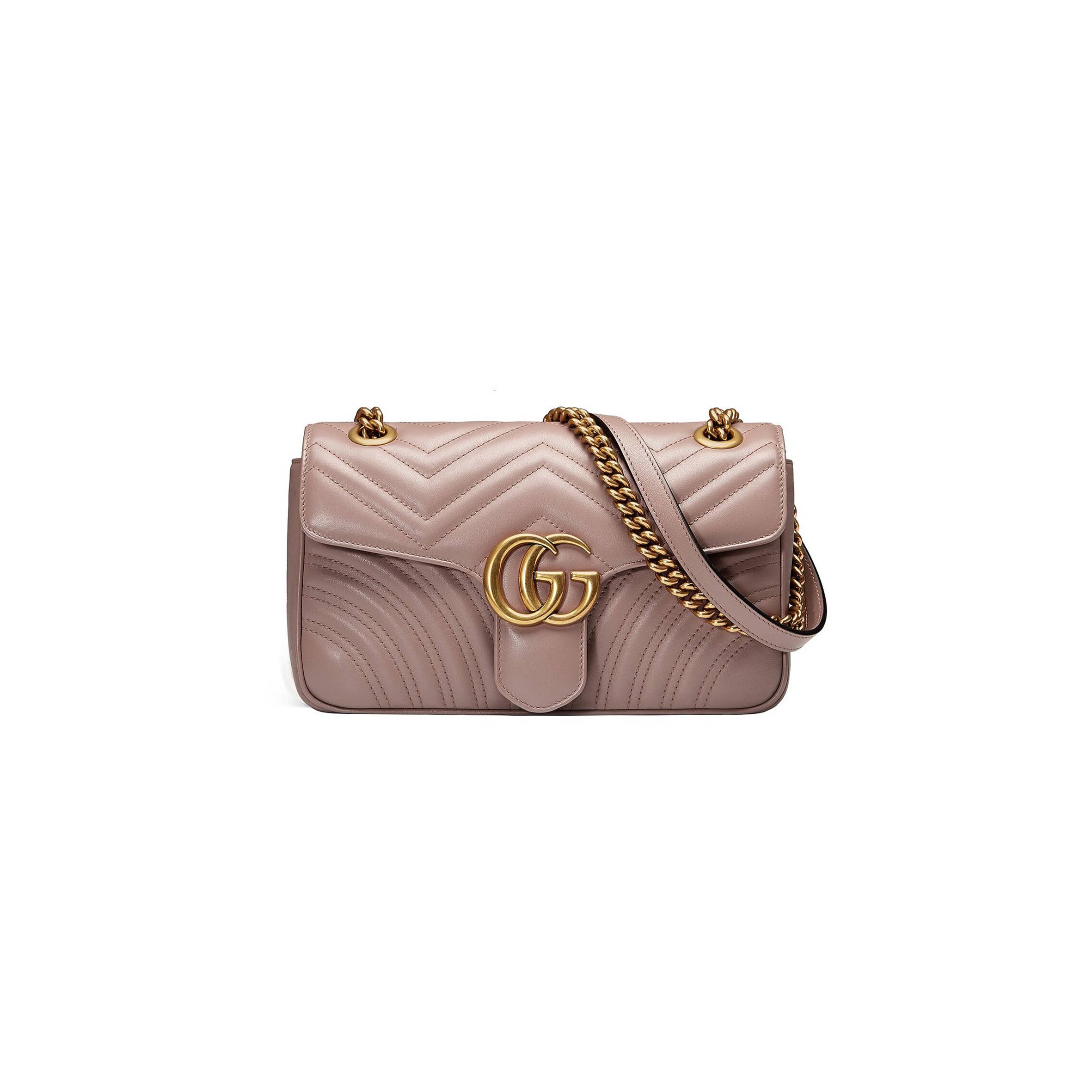 GUCCI MARMONT SMALL MATELASSE SHOULDER BAG 443497 (26*15*7cm)