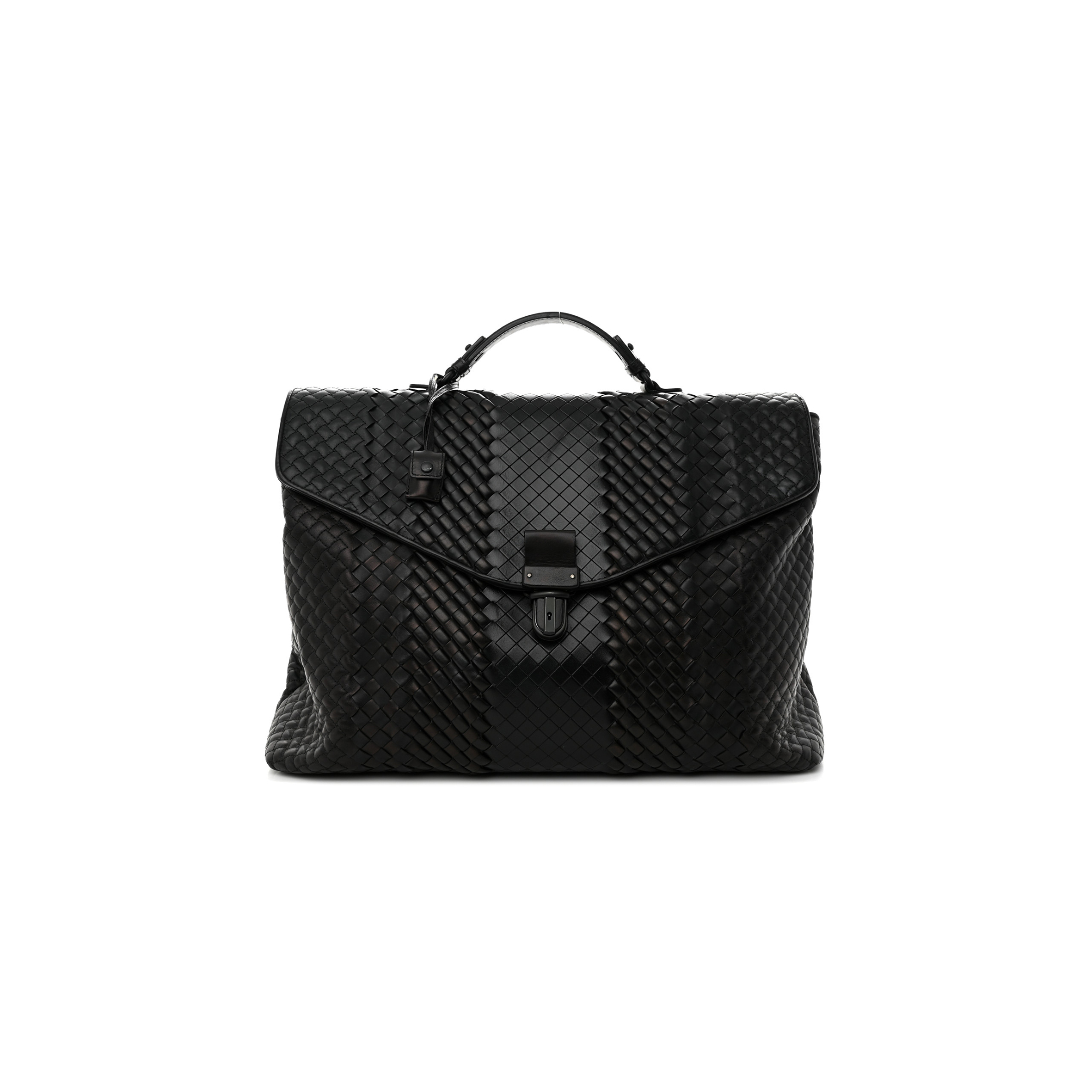 BOTTEGA VENETA INTRECCIATO VN BRIEFCASE BLACK (38*30*10cm)