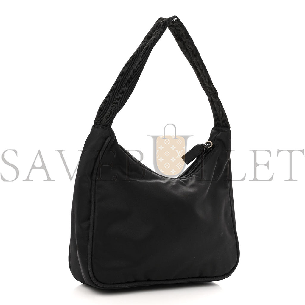 PRADA TESSUTO NYLON SPORT MINI SHOULDER BAG BLACK (20*18*6cm)