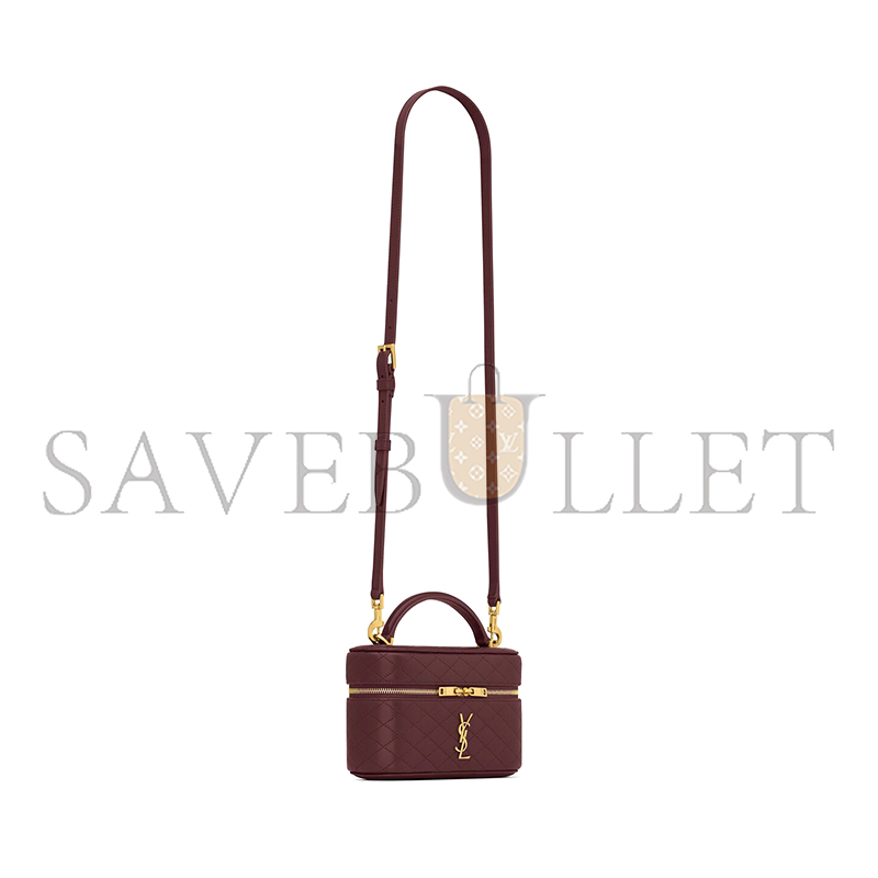 YSL GABY VANITY BAG IN LAMBSKIN 7667311EL076195 (18*11*6.5cm)