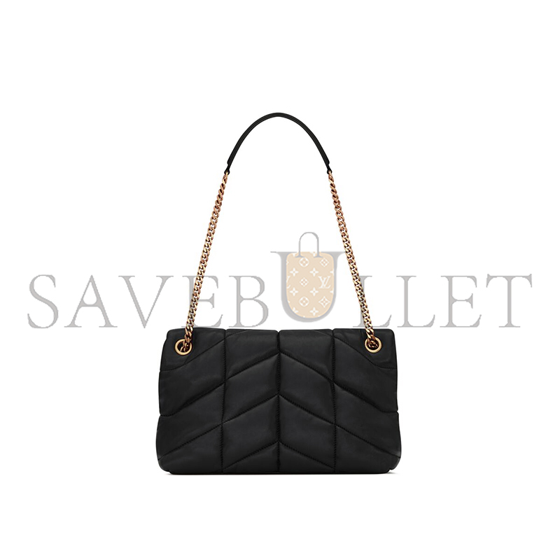 YSL PUFFER SMALL IN NAPPA LEATHER 5774761EL071000 (29*17*11cm)