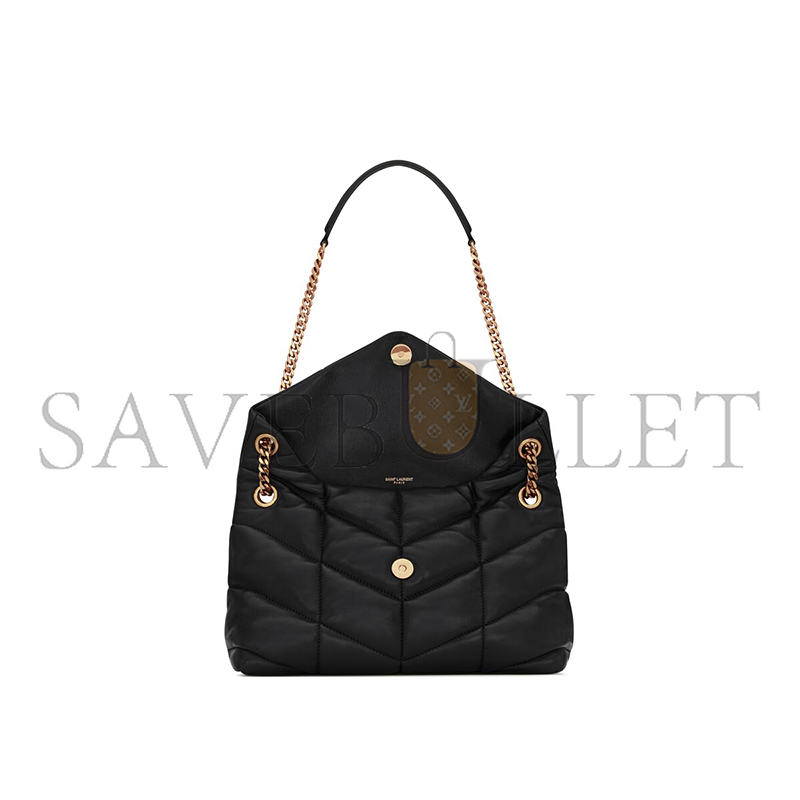 YSL PUFFER SMALL IN NAPPA LEATHER 5774761EL071000 (29*17*11cm)