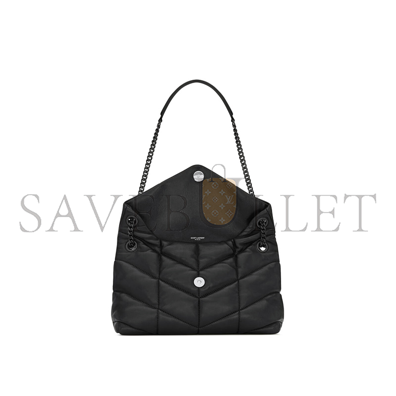 YSL PUFFER SMALL IN NAPPA LEATHER 5774761EL081000 (29*17*11cm)