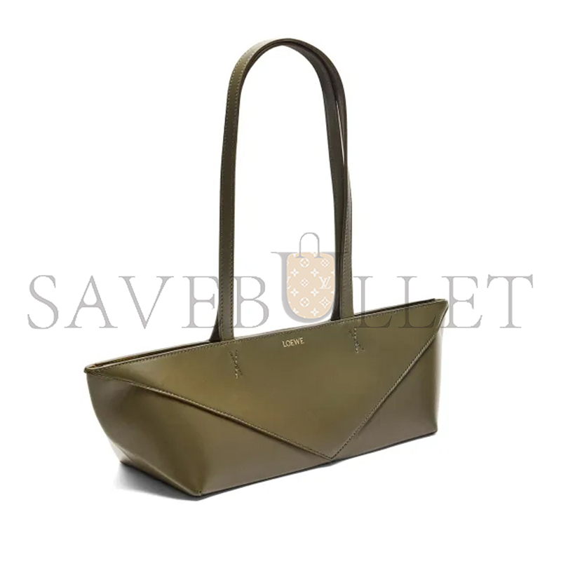 LOEWE CROPPED PUZZLE FOLD IN SHINY CALFSKIN A779PTEX01-3969 (39*12*12cm)