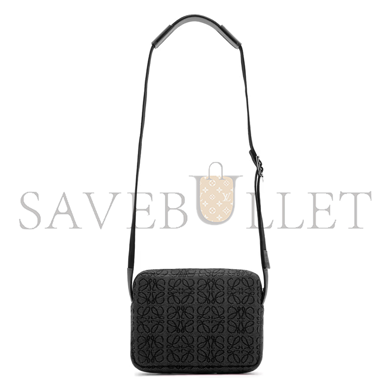 LOEWE MILITARY XS ANAGRAM IN SOFT CALFSKIN AND JACQUARD B553A72X16-1268 (23*18*9cm)