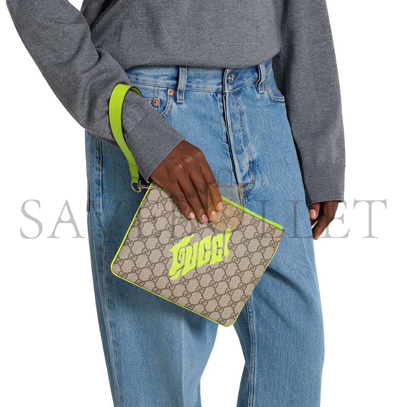 GUCCI SMALL POUCH WITH PRINT 838753FAEQD9773 (23*17*1.5cm)