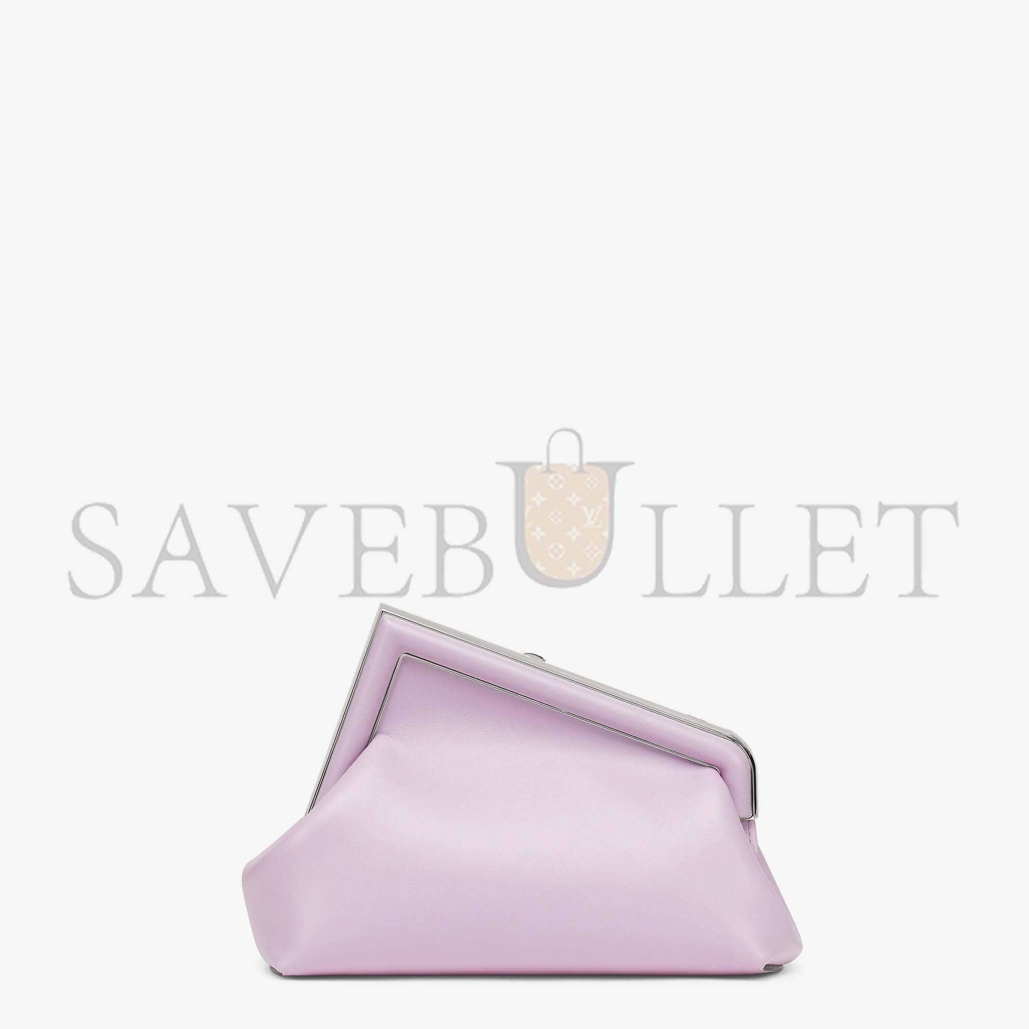 FENDI FIRST SMALL - LILAC LEATHER BAG 8BP129ABVEF1HOS (26*18*9.5cm)