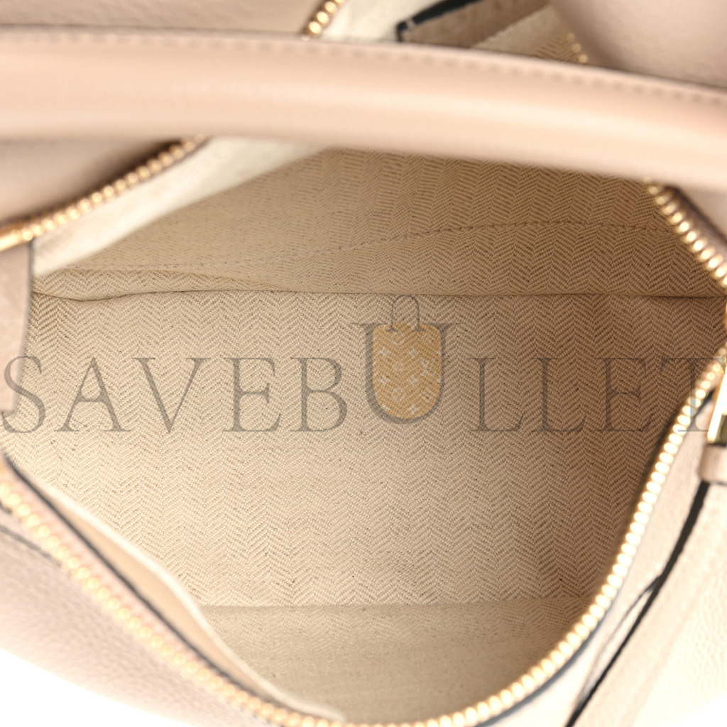 LOEWE GRAINED CALFSKIN SMALL PUZZLE BAG SAND (24*16.5*10.5cm)