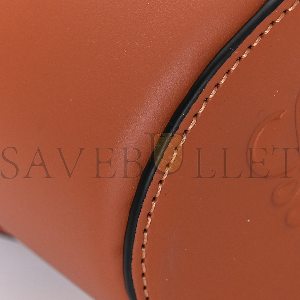 LOEWE CALFSKIN BALLOON NANO BUCKET BAG TAN (14*9*5cm)