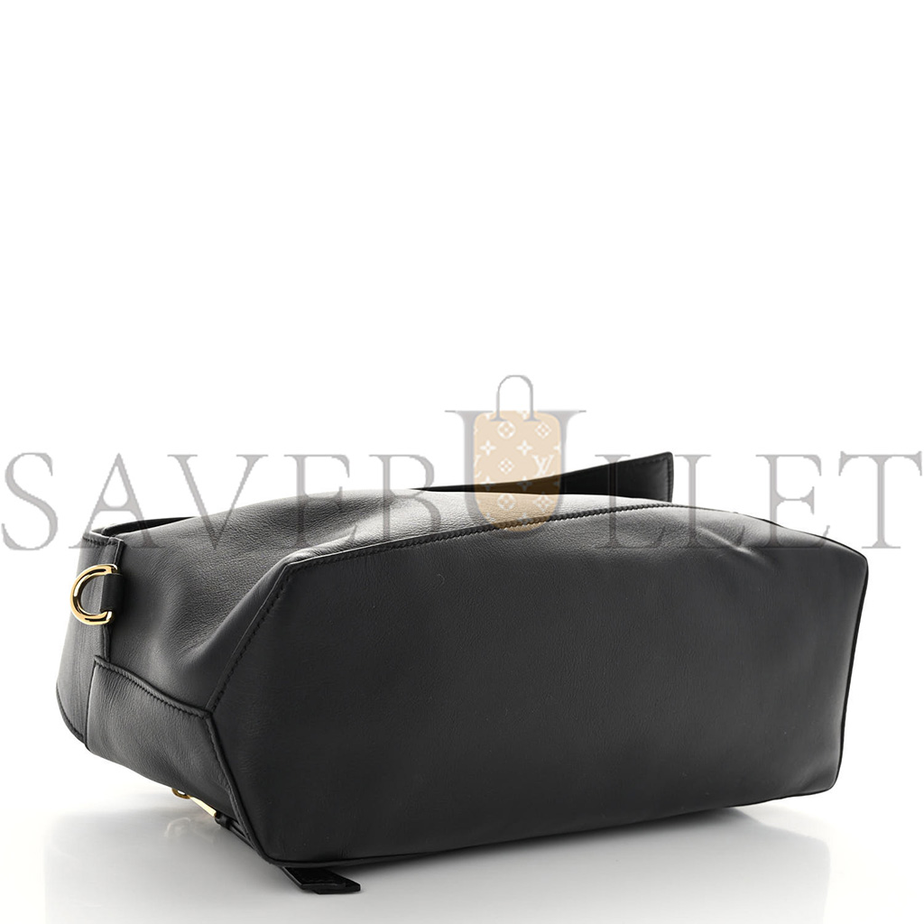 LOEWE CALFSKIN PUZZLE HOBO BLACK (29*14*11cm)